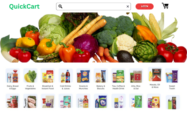E-Grocery Website